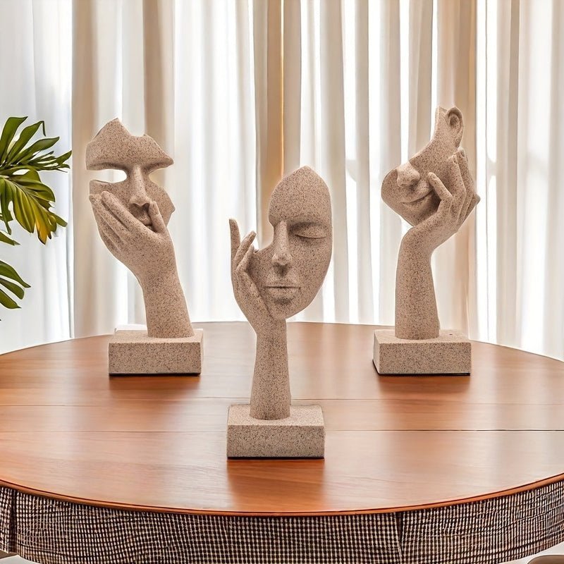 All Around Casa – Decorative Abstract Masks Set - All Around Casa