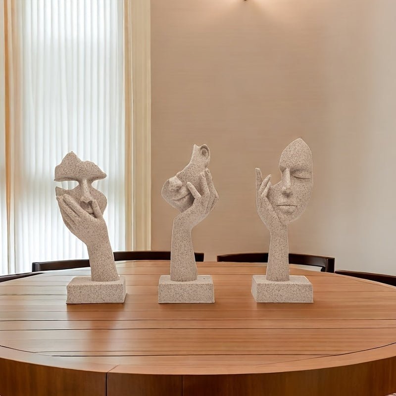 All Around Casa – Decorative Abstract Masks Set - All Around Casa