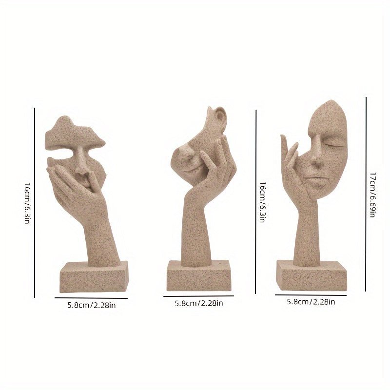 All Around Casa – Decorative Abstract Masks Set - All Around Casa