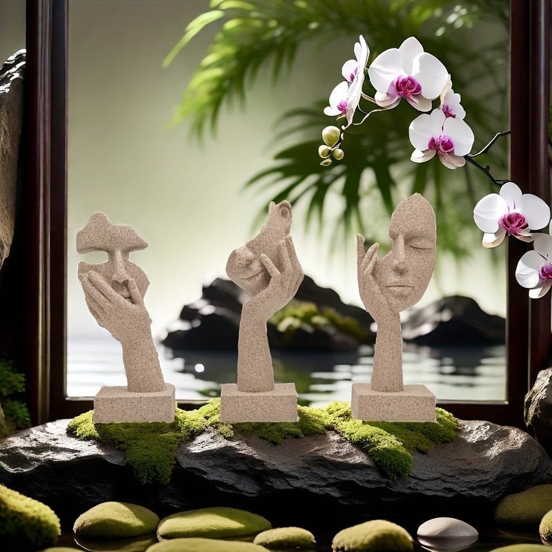 All Around Casa – Decorative Abstract Masks Set - All Around Casa