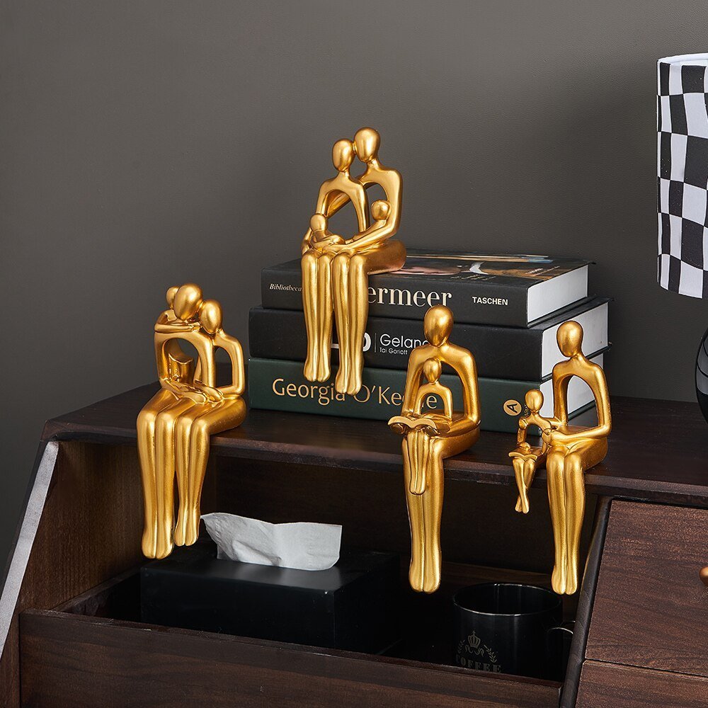 All Around Casa – Elegant Abstract Resin Sculpture - All Around Casa