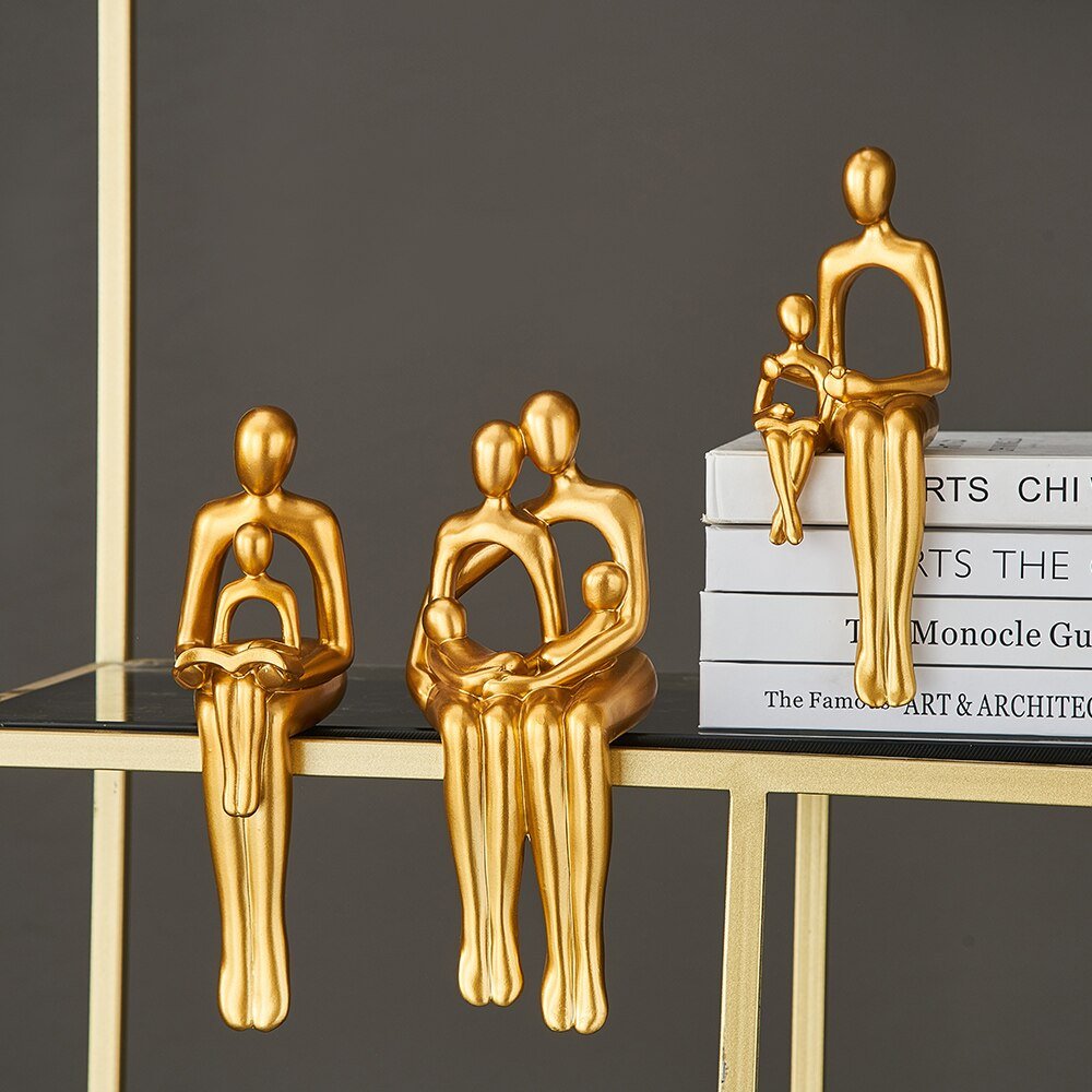 All Around Casa – Elegant Abstract Resin Sculpture - All Around Casa