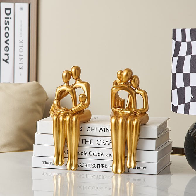 All Around Casa – Elegant Abstract Resin Sculpture - All Around Casa