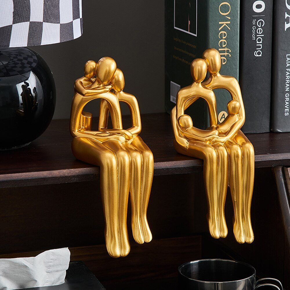 All Around Casa – Elegant Abstract Resin Sculpture - All Around Casa