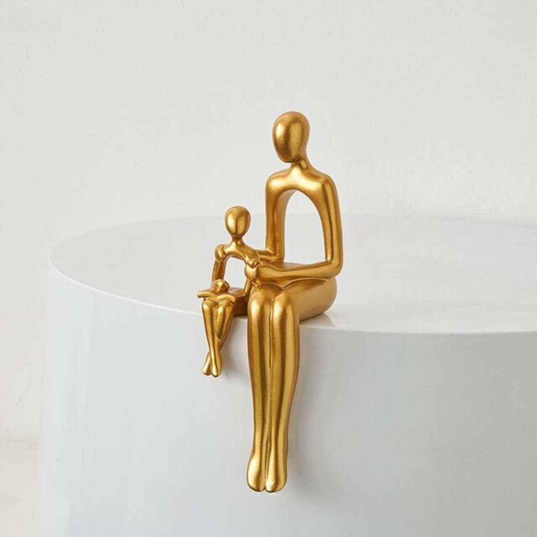 All Around Casa – Elegant Abstract Resin Sculpture - All Around Casa