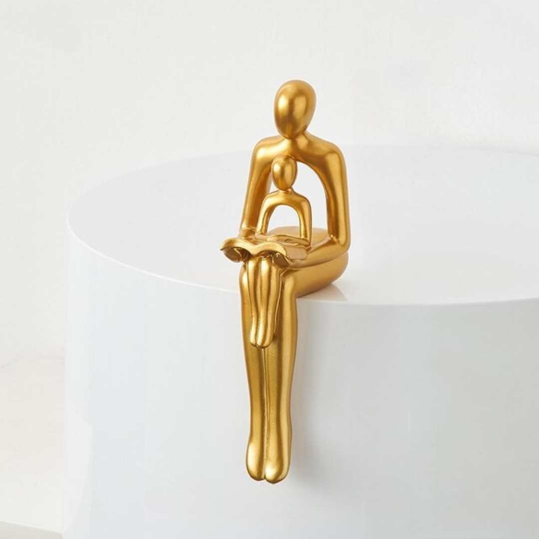 All Around Casa – Elegant Abstract Resin Sculpture - All Around Casa
