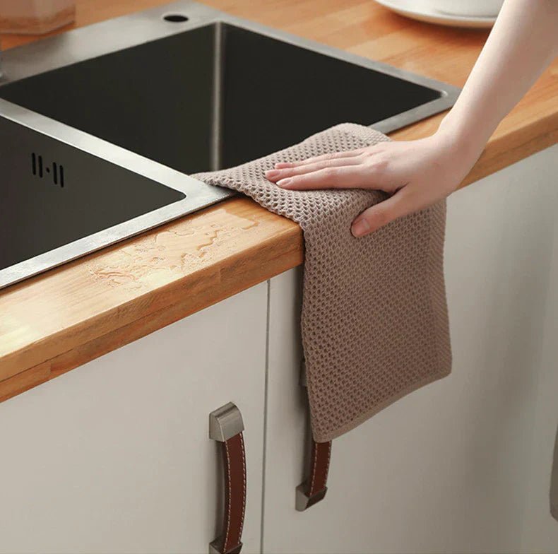 All Around Casa Elegant Cotton Kitchen Towels for Effortless Drying - All Around Casa