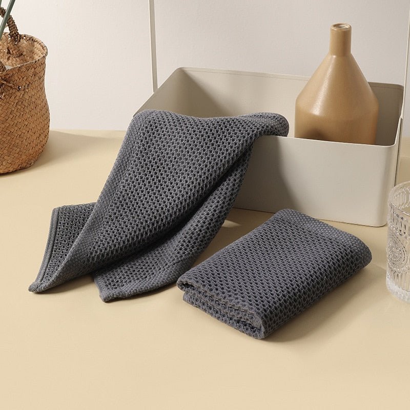 All Around Casa Elegant Cotton Kitchen Towels for Effortless Drying - All Around Casa