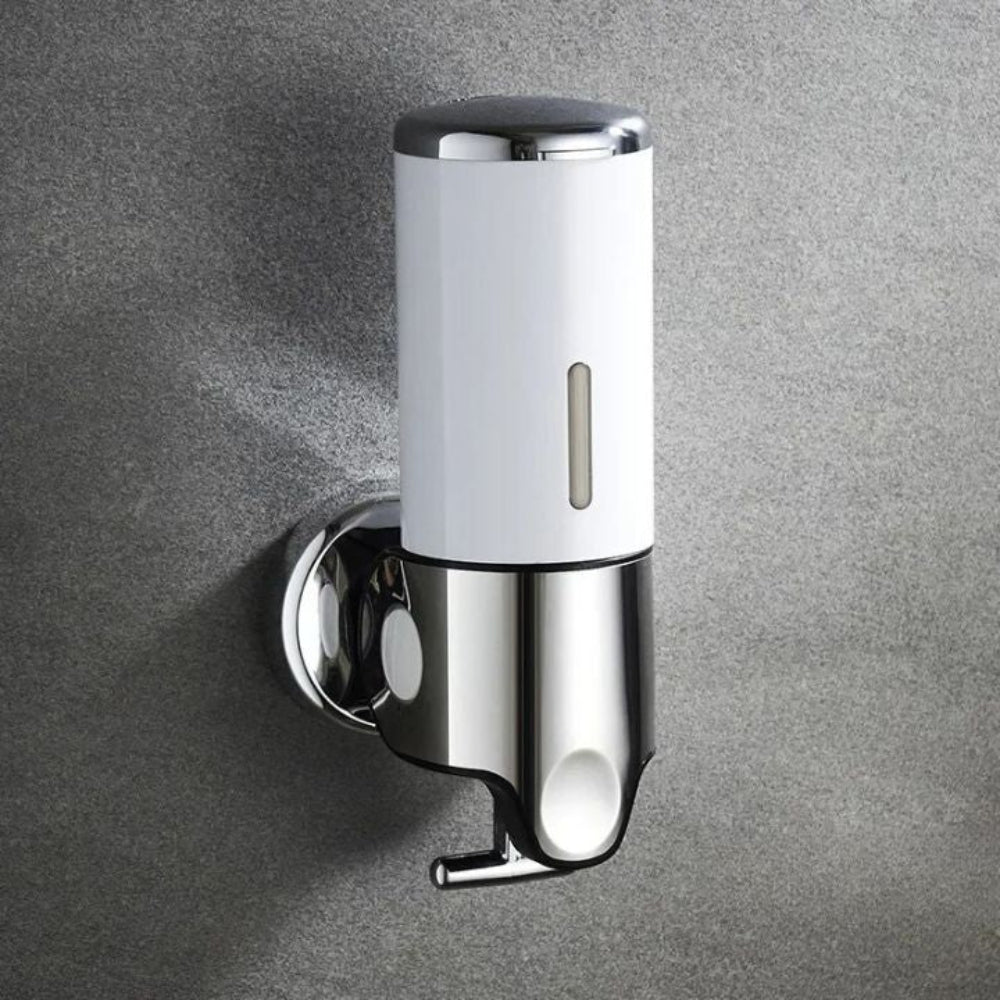 All Around Casa Elegant Wall Soap Dispenser for a Modern, Minimalist Bathroom - All Around Casa