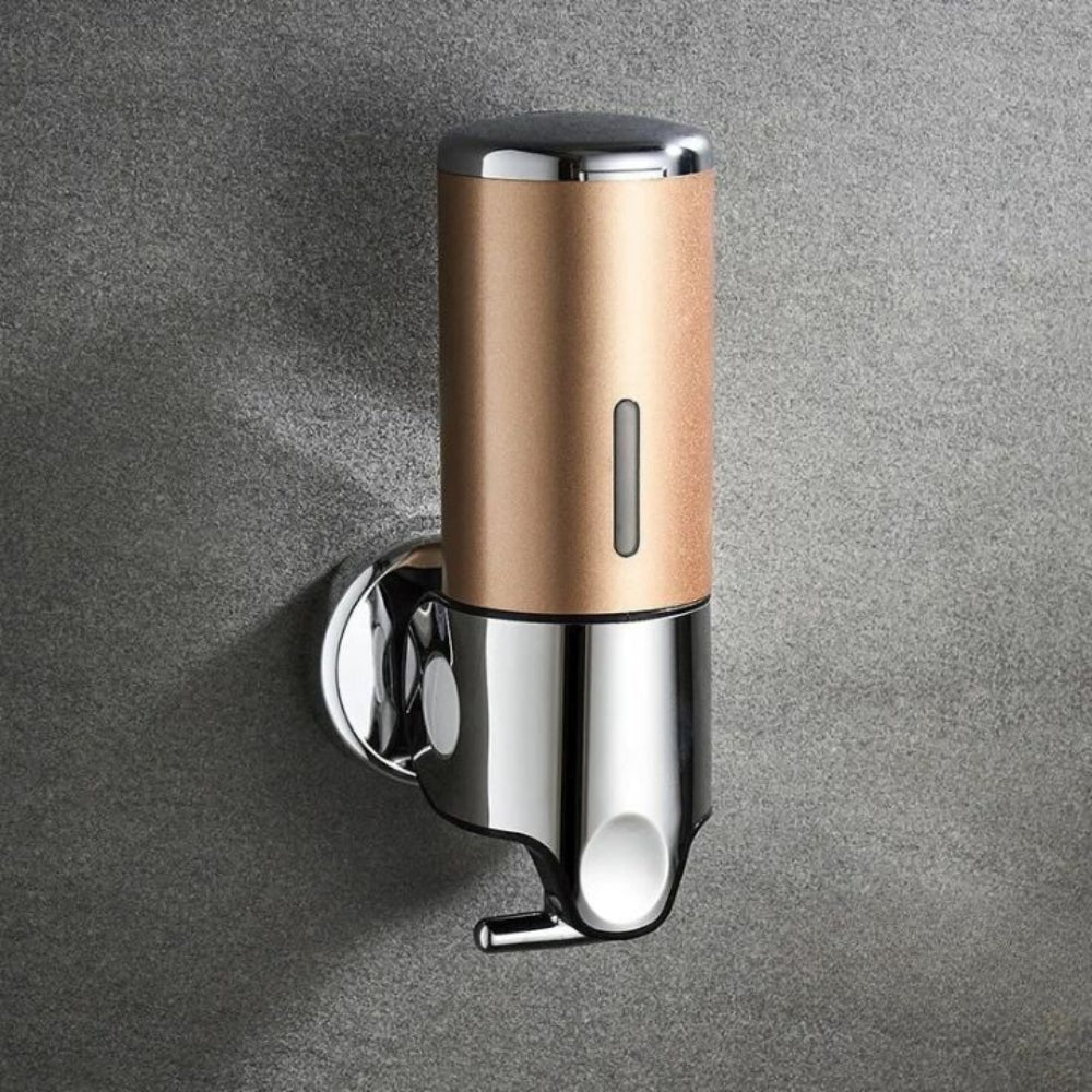 All Around Casa Elegant Wall Soap Dispenser for a Modern, Minimalist Bathroom - All Around Casa