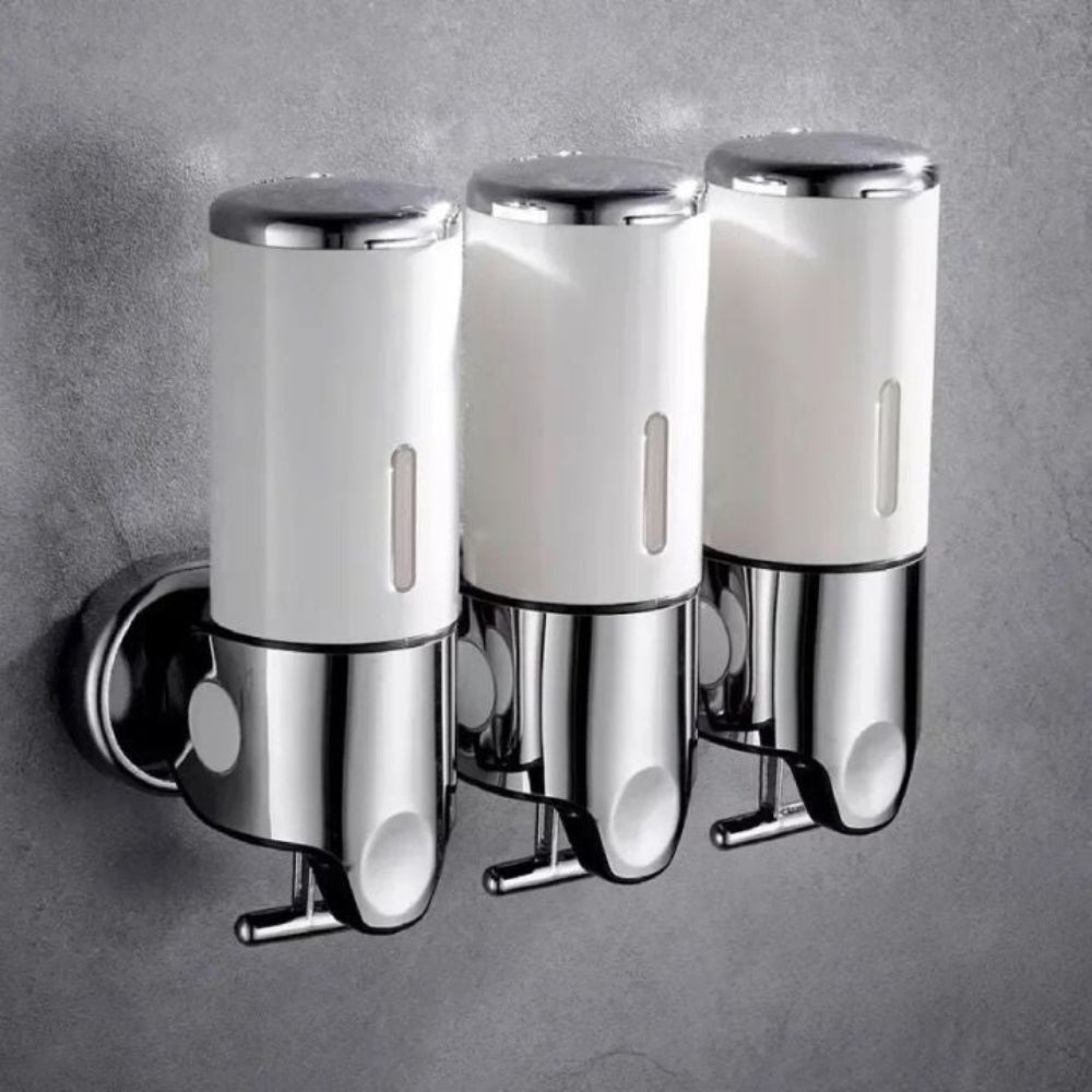 All Around Casa Elegant Wall Soap Dispenser for a Modern, Minimalist Bathroom - All Around Casa