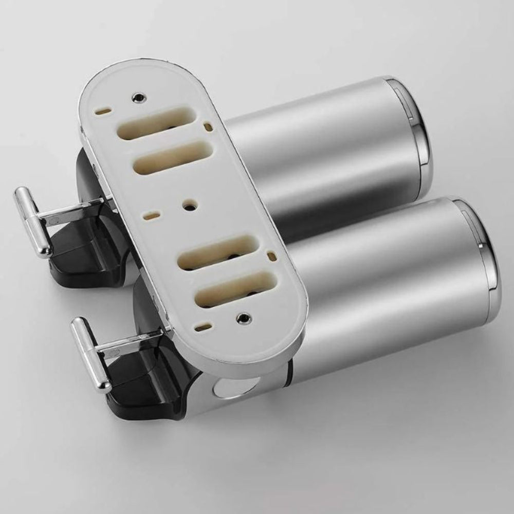 All Around Casa Elegant Wall Soap Dispenser for a Modern, Minimalist Bathroom - All Around Casa