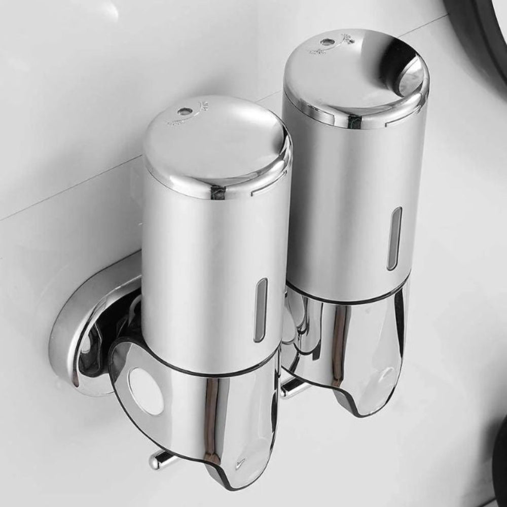 All Around Casa Elegant Wall Soap Dispenser for a Modern, Minimalist Bathroom - All Around Casa