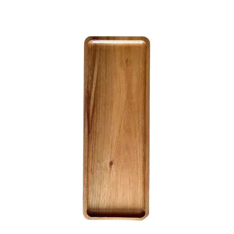 All Around Casa Elegant Wood Serving Tray for Rustic Charm - All Around Casa