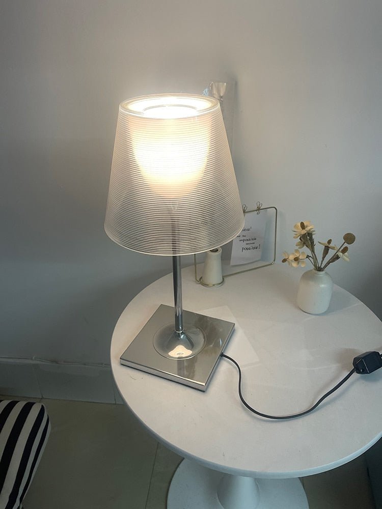All Around Casa – Glass Look LED Table Lamp - All Around Casa