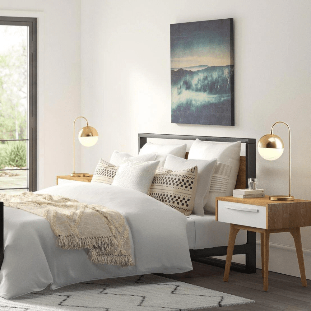 All Around Casa – Golden Foliage Table Lamp - All Around Casa
