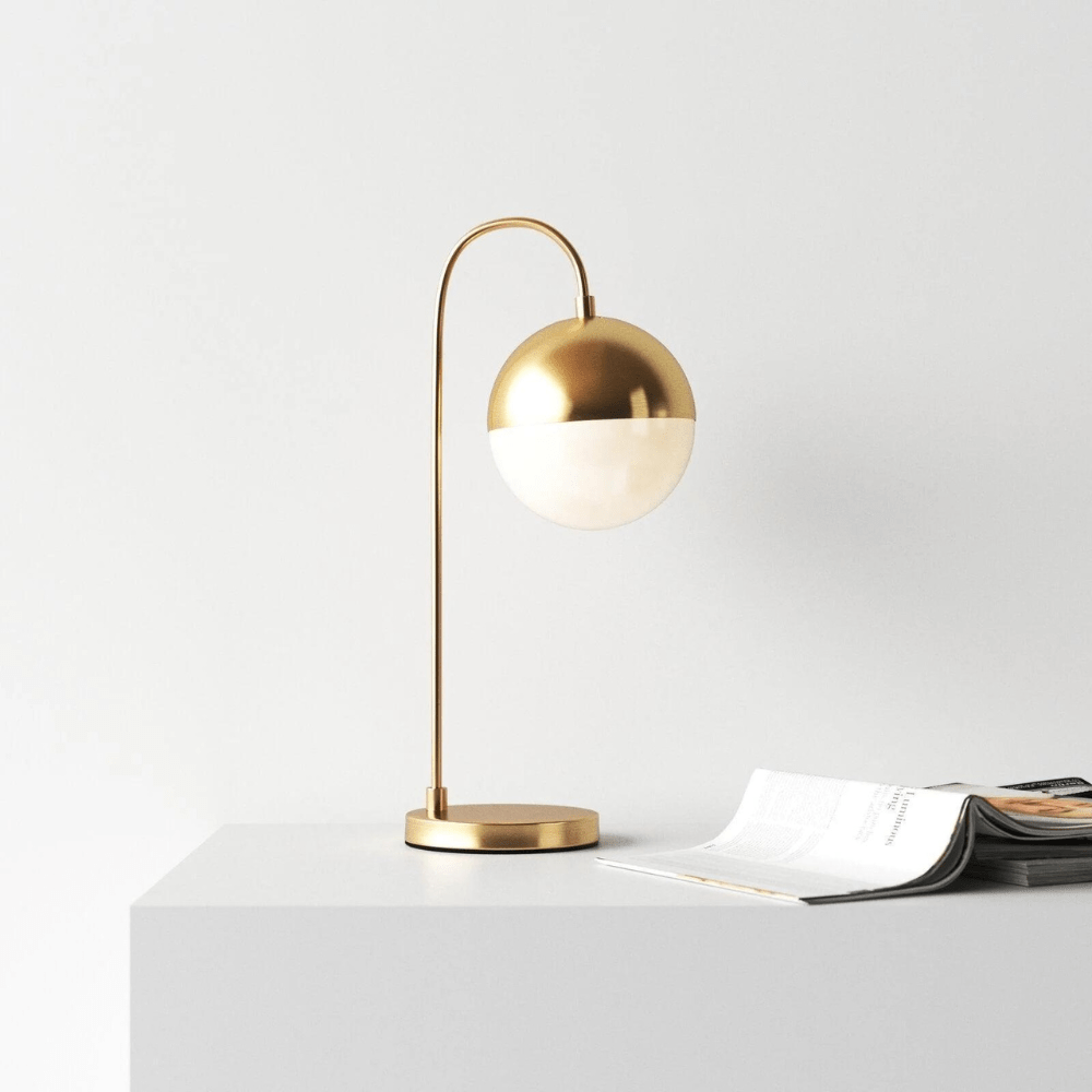 All Around Casa – Golden Foliage Table Lamp - All Around Casa