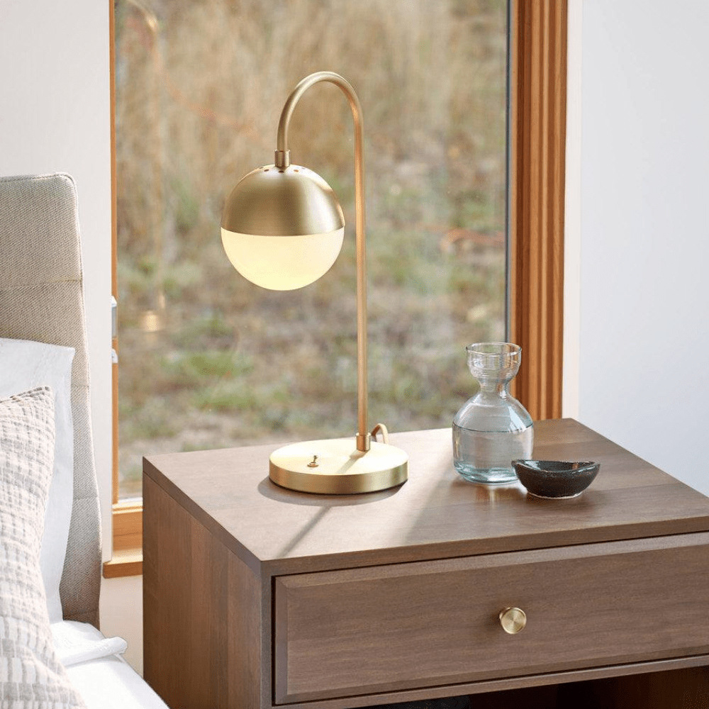 All Around Casa – Golden Foliage Table Lamp - All Around Casa