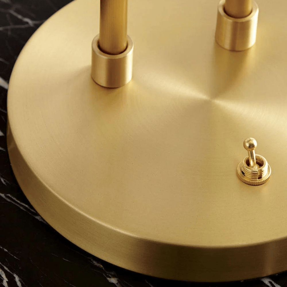 All Around Casa – Golden Foliage Table Lamp - All Around Casa