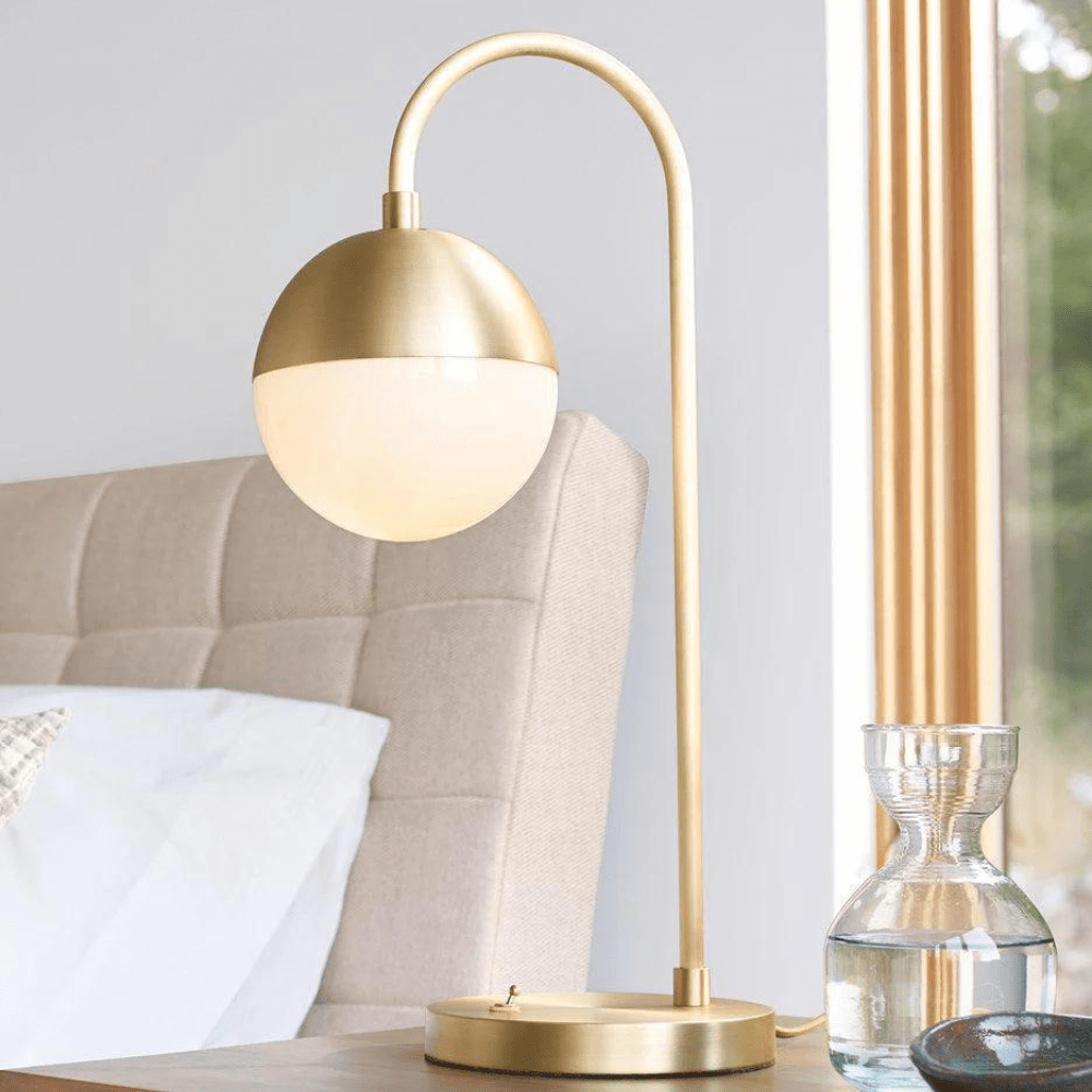 All Around Casa – Golden Foliage Table Lamp - All Around Casa