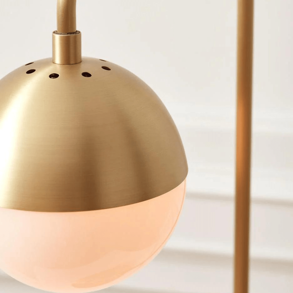 All Around Casa – Golden Foliage Table Lamp - All Around Casa