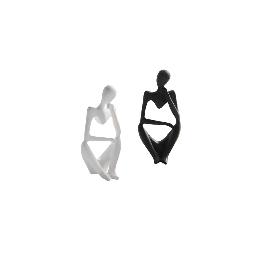 All Around Casa – Minimalist Thinker Sculpture - All Around Casa