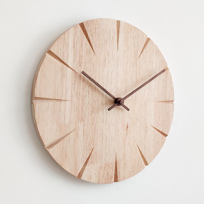 All Around Casa – Nordic Wooden Wall Clock - All Around Casa