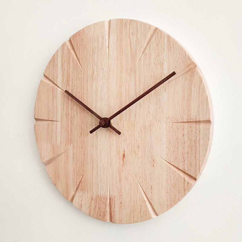 All Around Casa – Nordic Wooden Wall Clock - All Around Casa