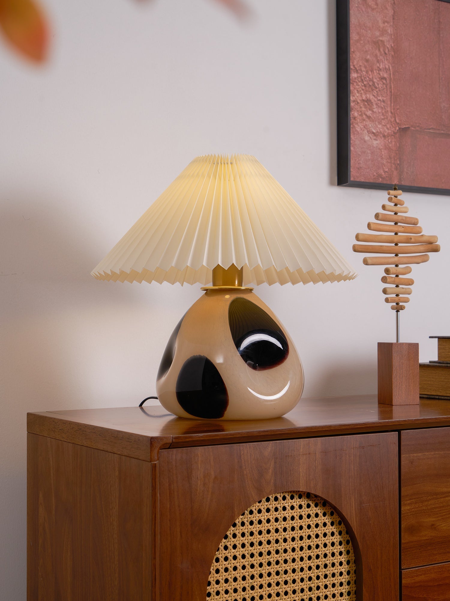 All Around Casa – Pleated Cavolo Table Lamp - All Around Casa