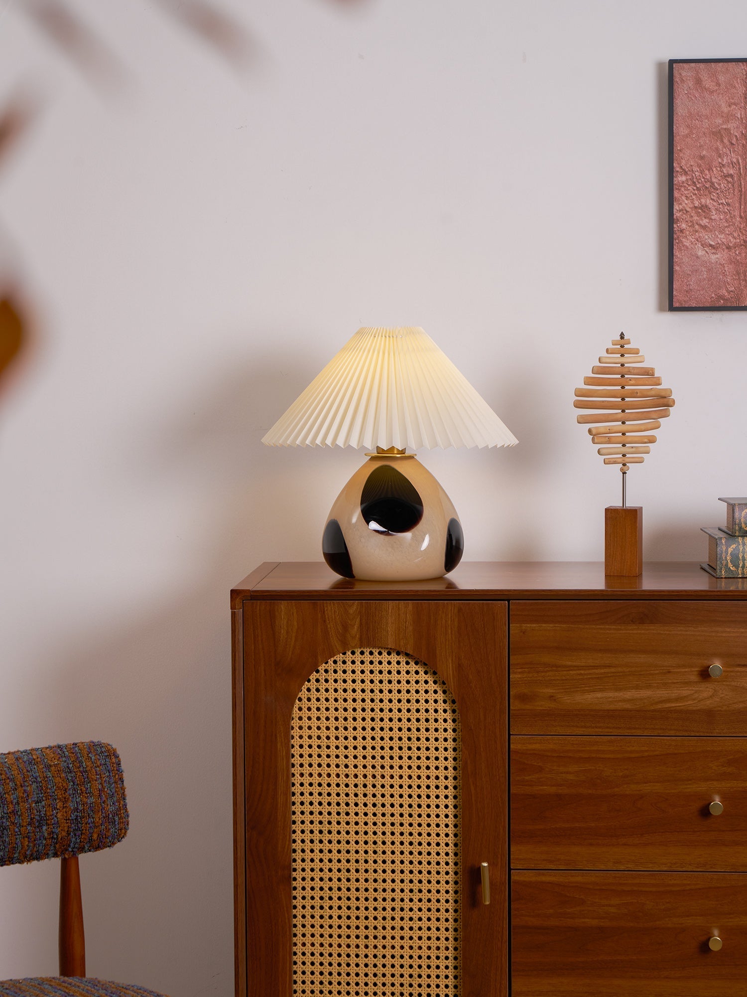 All Around Casa – Pleated Cavolo Table Lamp - All Around Casa