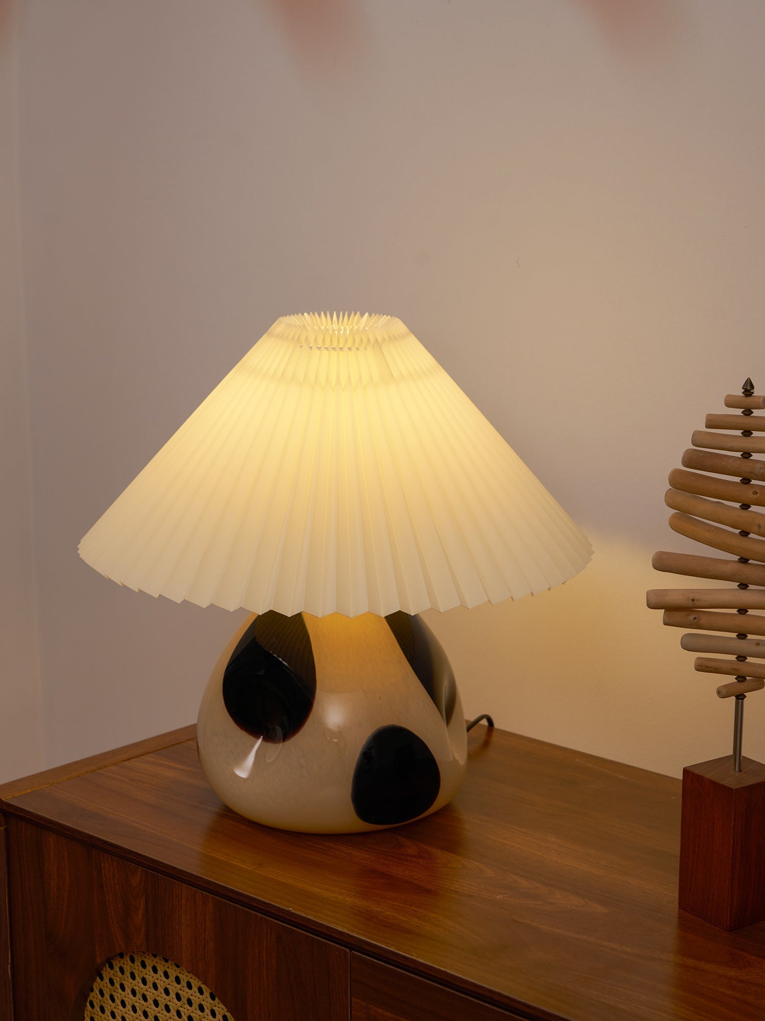 All Around Casa – Pleated Cavolo Table Lamp - All Around Casa