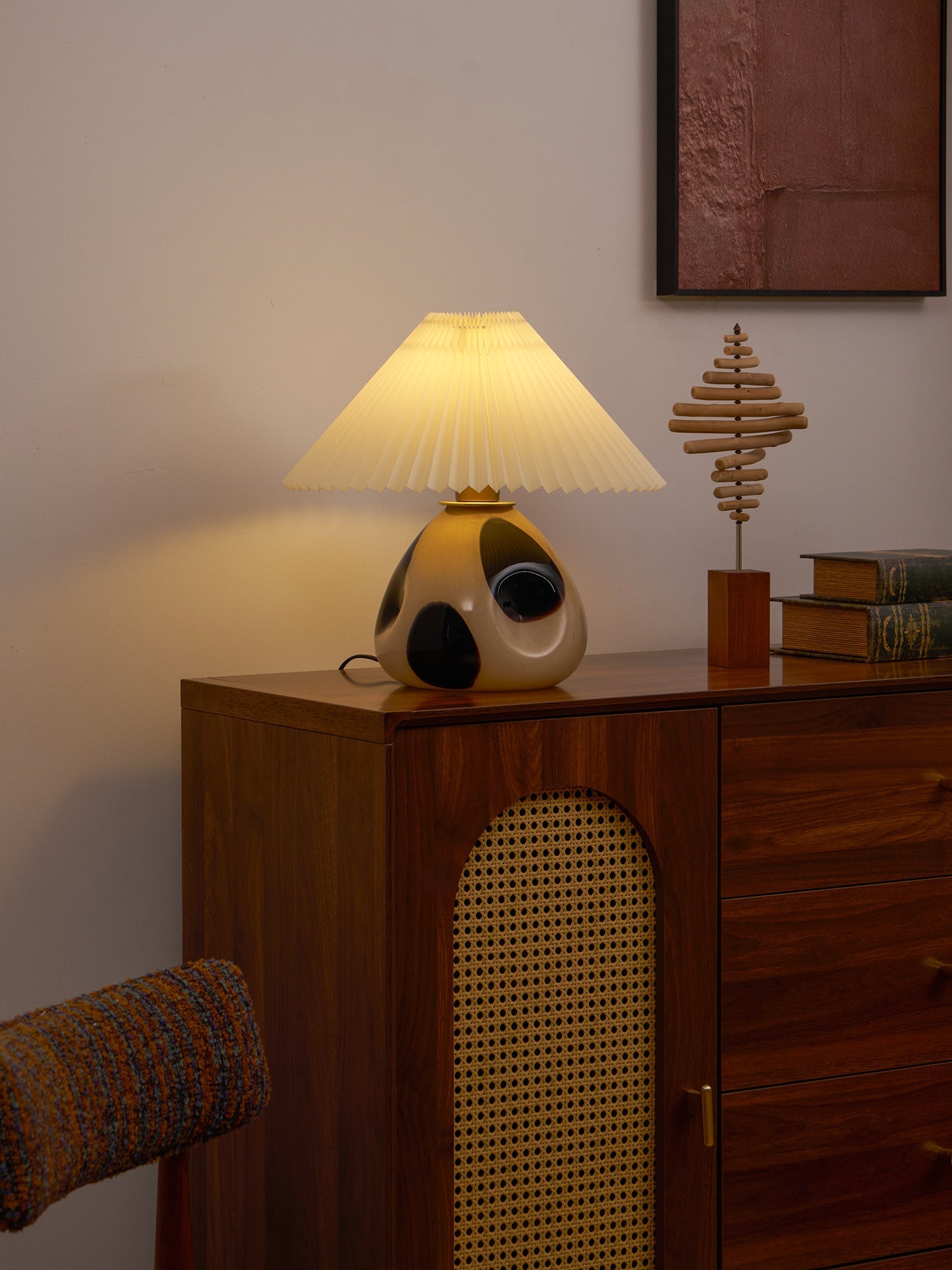 All Around Casa – Pleated Cavolo Table Lamp - All Around Casa