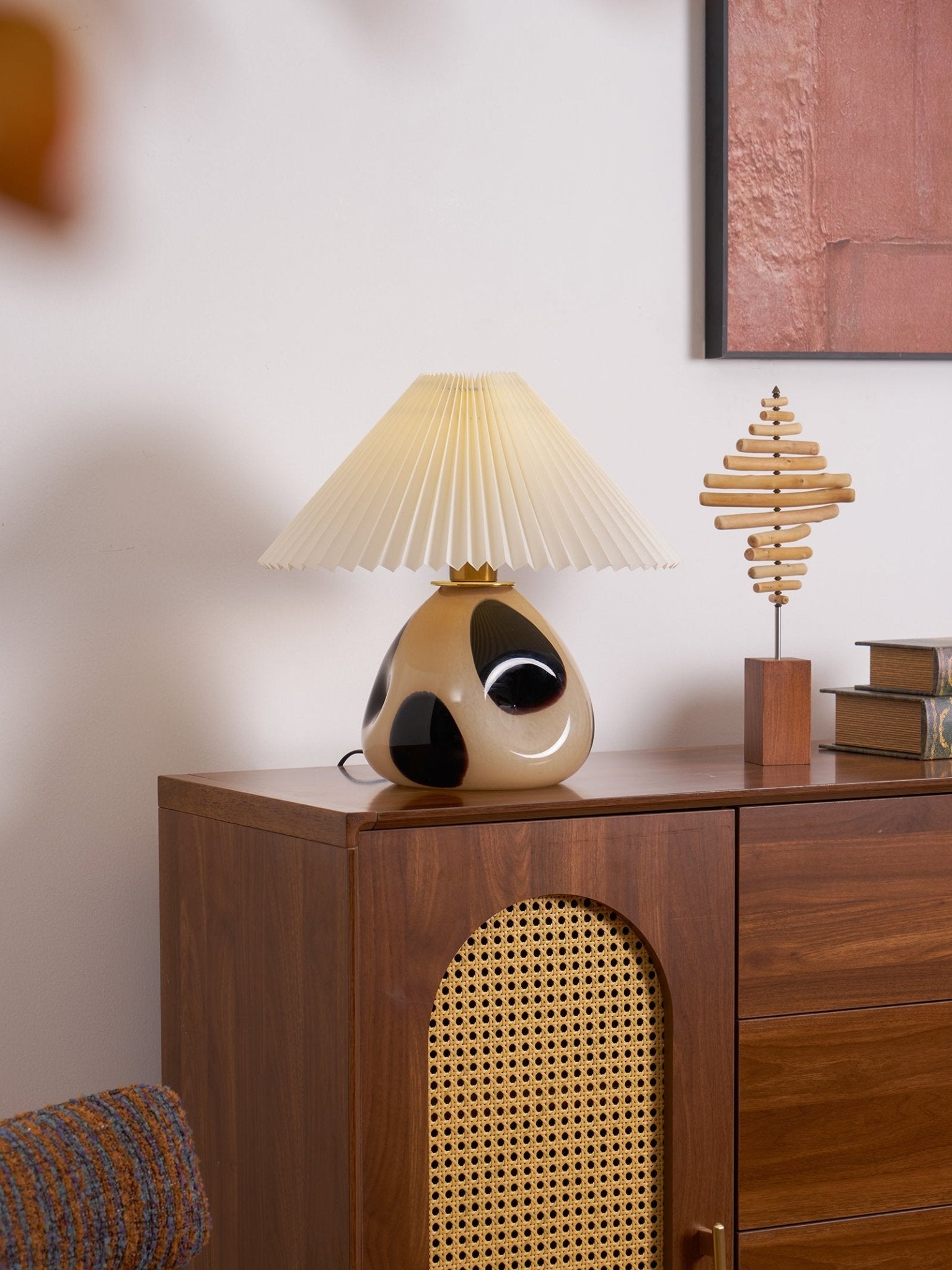 All Around Casa – Pleated Cavolo Table Lamp - All Around Casa