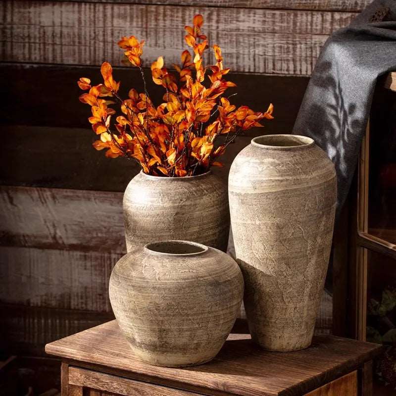 All Around Casa – Wabi Sabi Ceramic Vase - All Around Casa