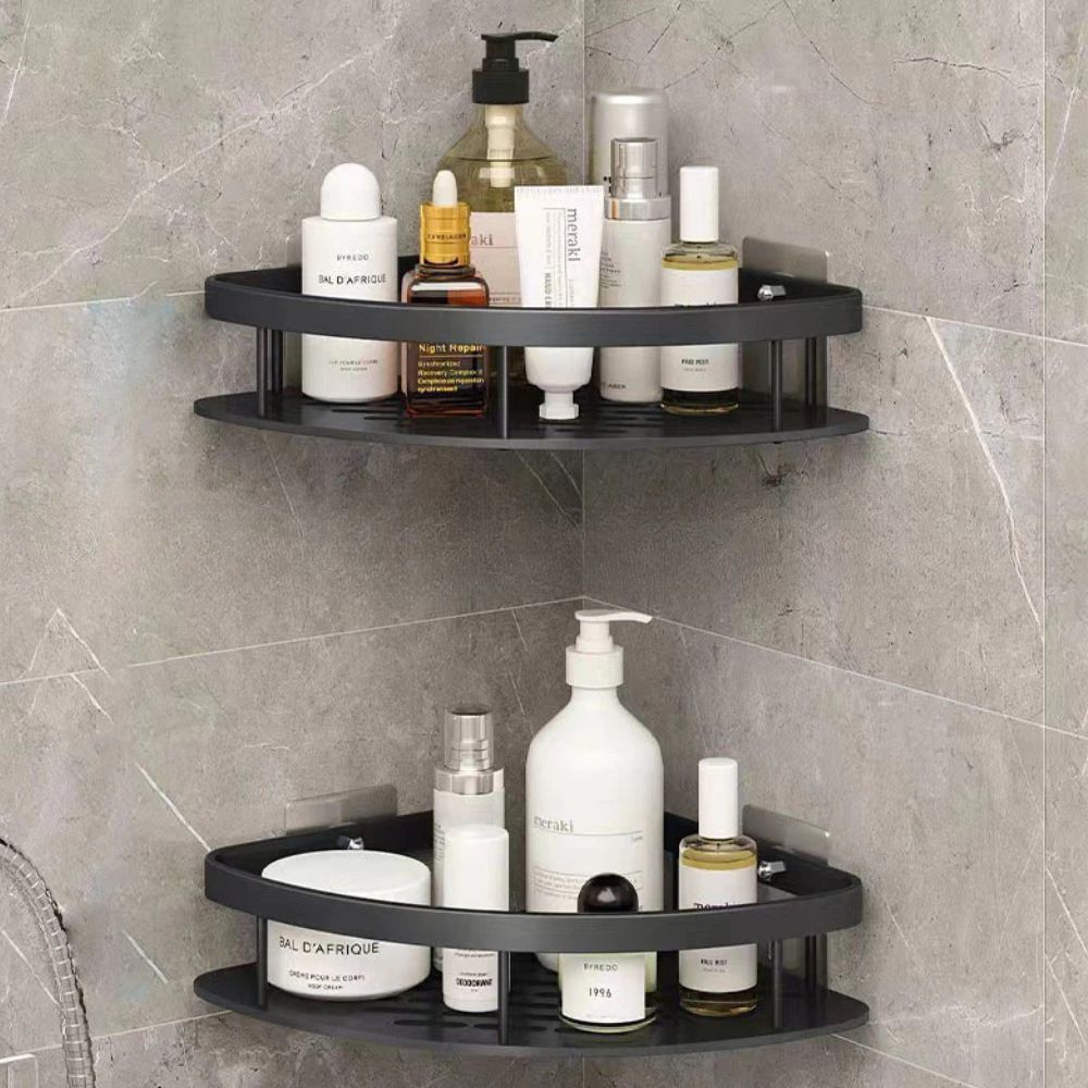 AlumaCurve Luxe Aluminum Shower Caddy for Modern Bathrooms - All Around Casa
