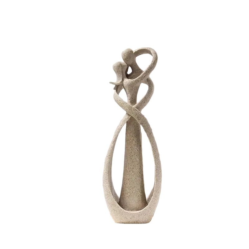 Amoria Embrace – Elegant Resin Sculpture for a Romantic Modern Interior - All Around Casa