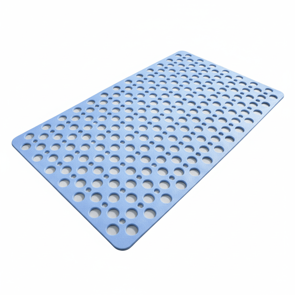 AquaHaven Elegant Antislip Shower Mat for a Fresh, Secure Bath Experience - All Around Casa
