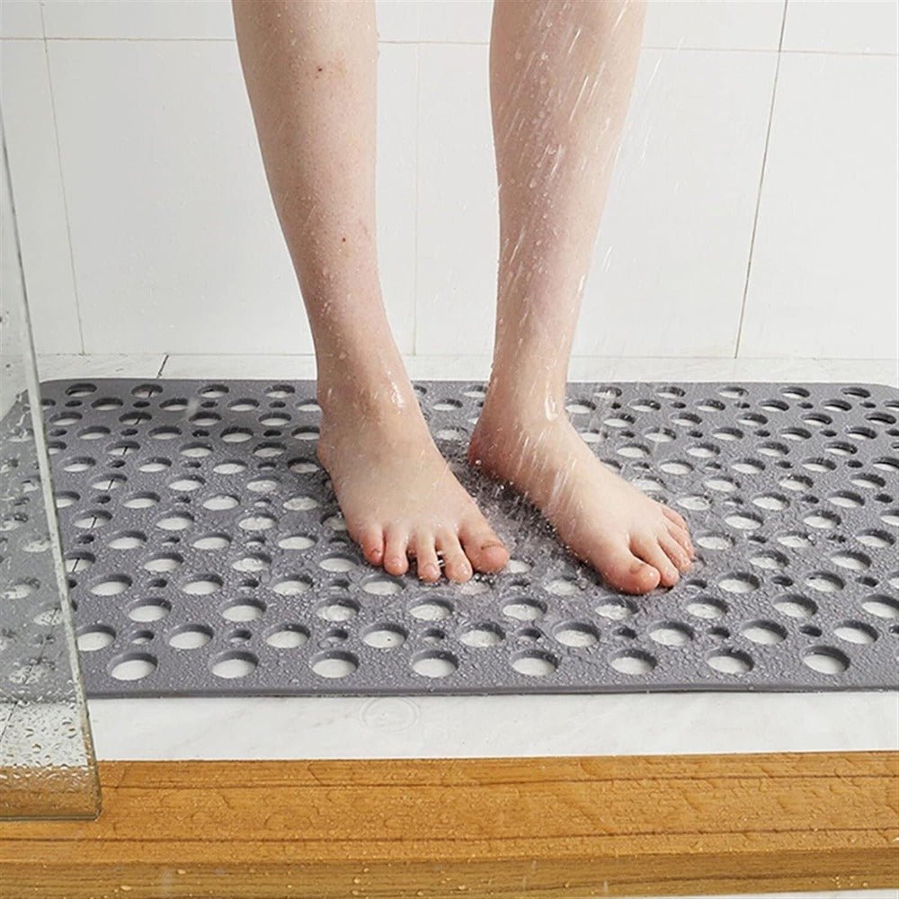 AquaHaven Elegant Antislip Shower Mat for a Fresh, Secure Bath Experience - All Around Casa