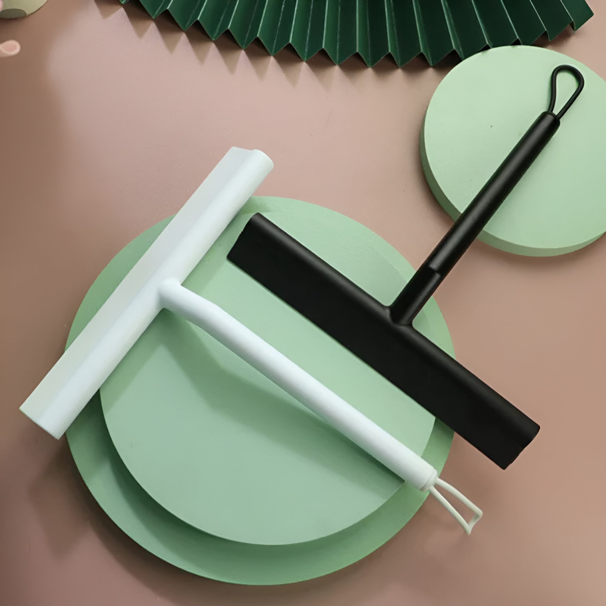 AquaLume Elegant Silicone Squeegee – For a Spotless, Modern Bathroom - All Around Casa