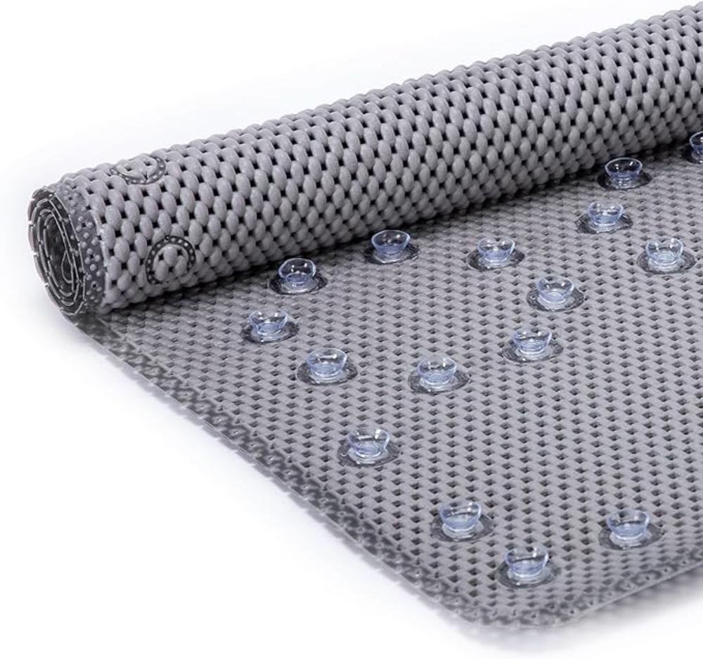 AquaLuxe Plush Non - Slip Bathtub Mat for a Spa - Like Bathing Experience - All Around Casa