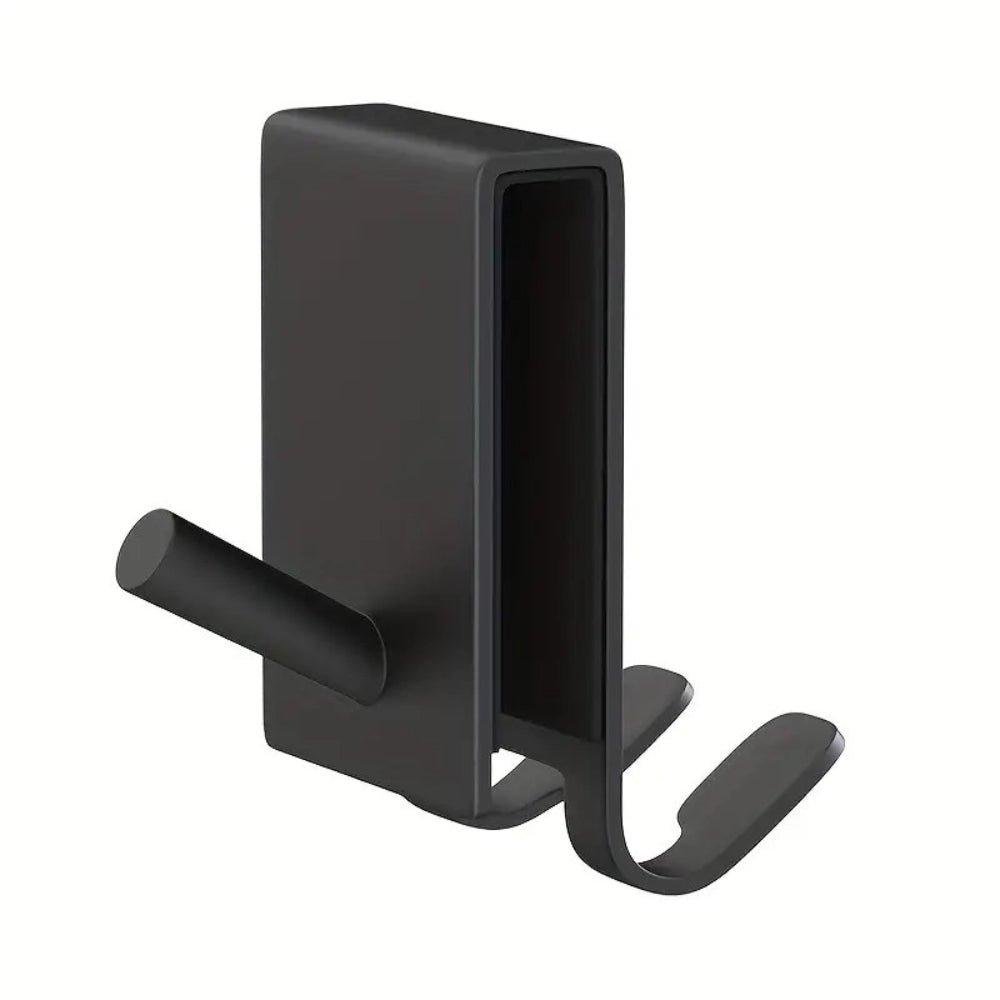 AquaLuxe Stainless Glass Door Hooks – Sleek Modern Holders for Towels & Bathroom Essentials - All Around Casa