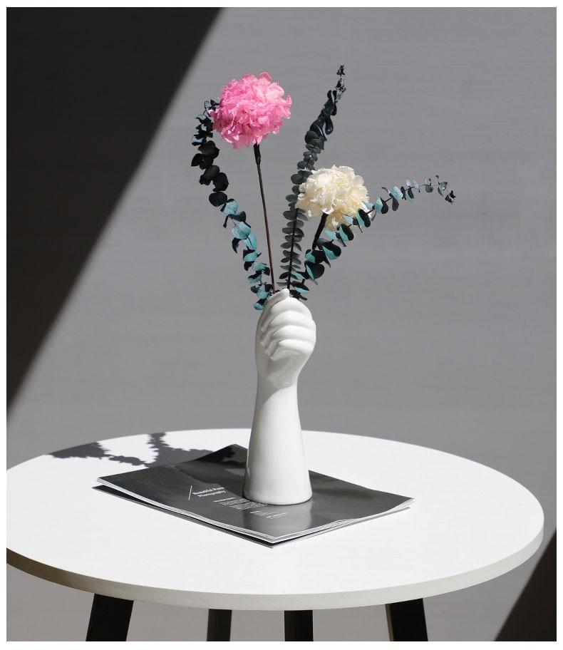 Artevo Grace Ceramic Vase – Elegant Hand Sculpture for Contemporary Interiors - All Around Casa