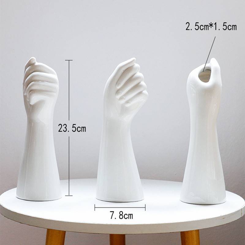 Artevo Grace Ceramic Vase – Elegant Hand Sculpture for Contemporary Interiors - All Around Casa
