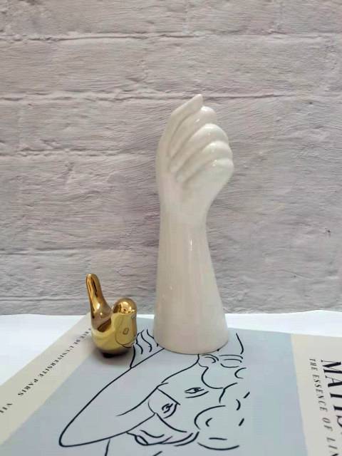 Artevo Grace Ceramic Vase – Elegant Hand Sculpture for Contemporary Interiors - All Around Casa