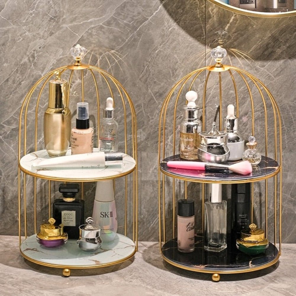 AuraLuxe Chic Vanity Shelf – Stylish Display for Cosmetics & Décor - All Around Casa