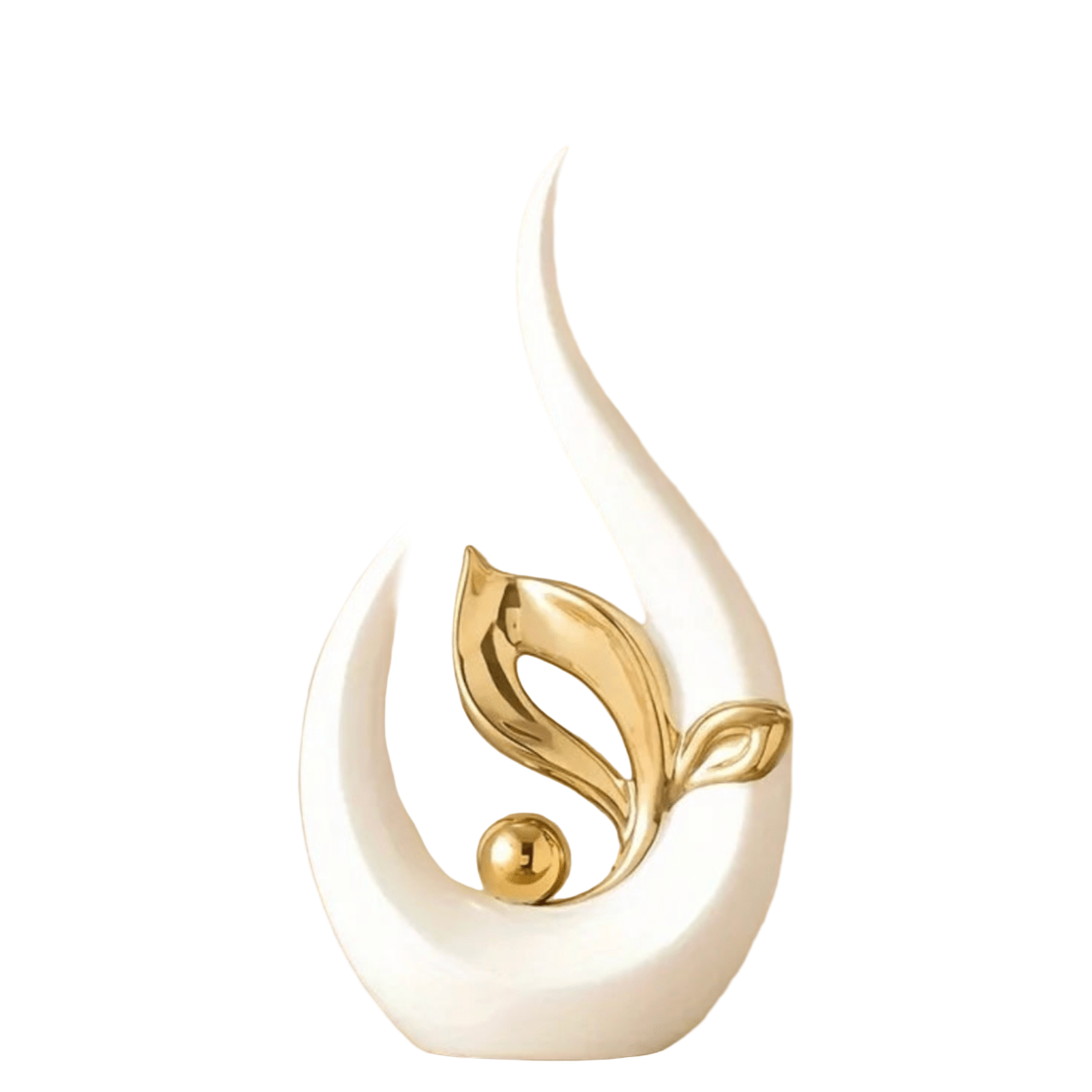 AuraLuxe Nordic Ceramic Sculpture – Modern Art Accent for Elegant Interiors - All Around Casa