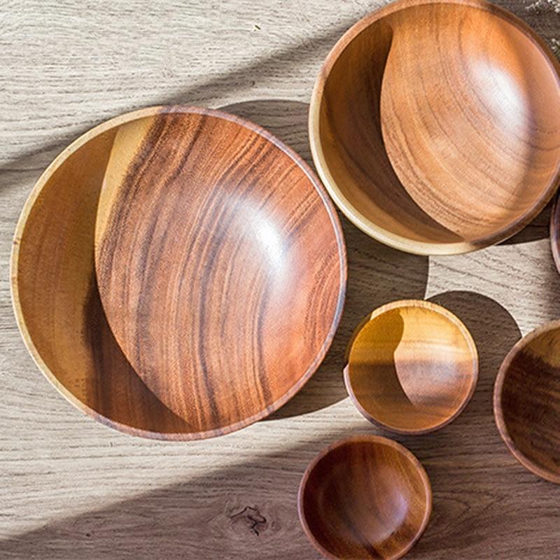 Aurelia Acacia Luxe Serving Bowl for Elegant Dining Moments - All Around Casa