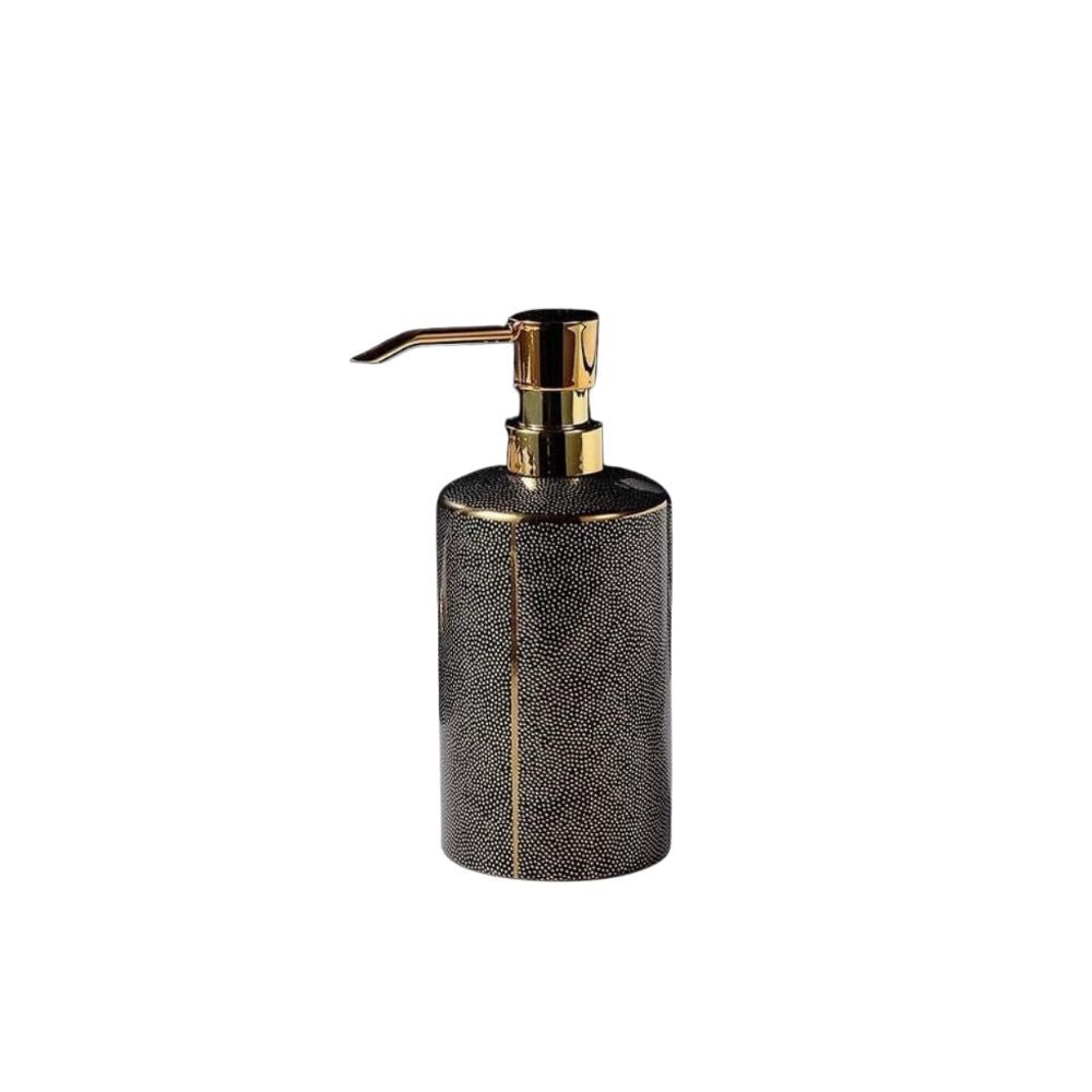 Aurelia Luxe Ceramic Bathroom Set – Elegant Gold - Accent Essentials for a Modern Retreat - All Around Casa