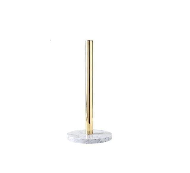 Aurevia Elegant Paper Towel Holder with Marble Base for Chic Kitchens - All Around Casa