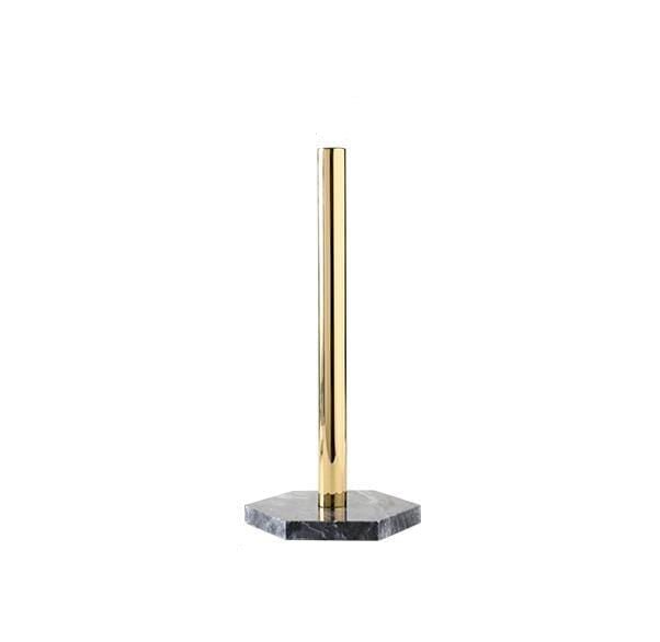 Aurevia Elegant Paper Towel Holder with Marble Base for Chic Kitchens - All Around Casa